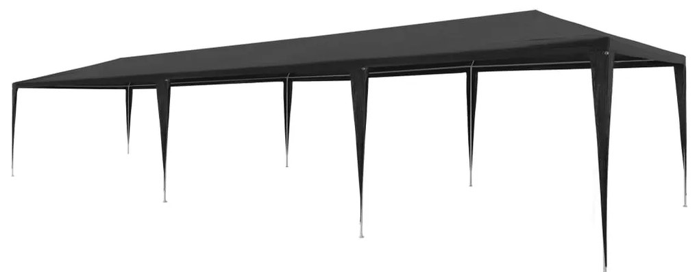 45089 vidaXL Tenda para festas 3x9 m PE antracite