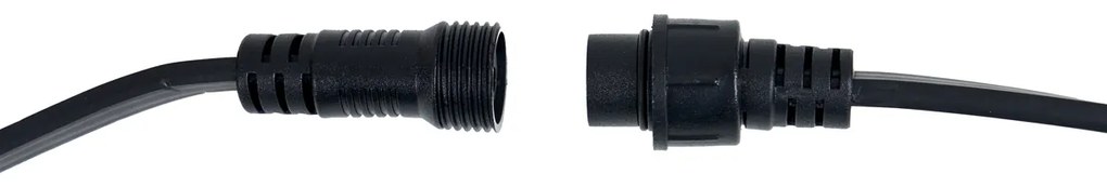 LED Iluminação de festão preta conectável com ficha 6m Incl. E27 Multicolorido 10 luzes IP54 - Lubber Moderno