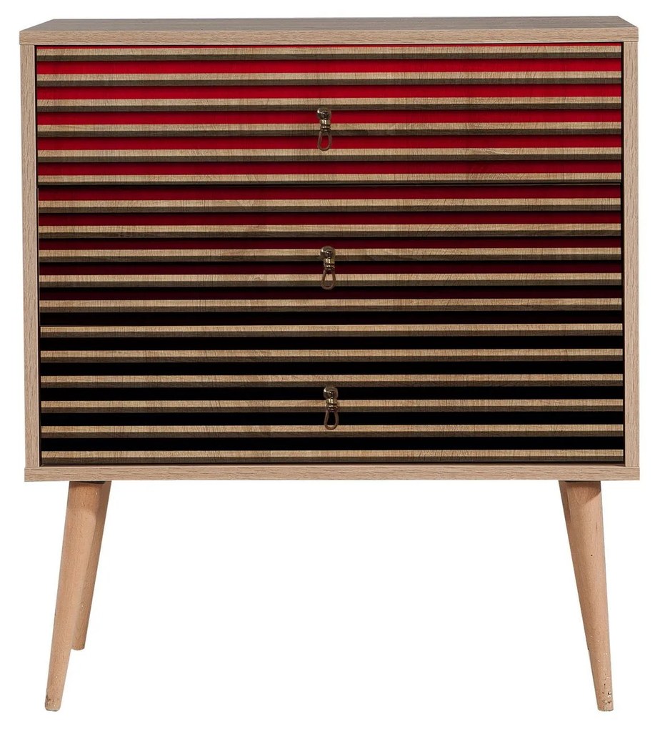 Cómoda Trio – Carvalho Sonoma – 80x90x40 cm
