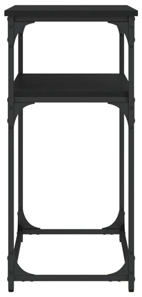Mesa consola 100x35,5x75 cm derivados de madeira preto