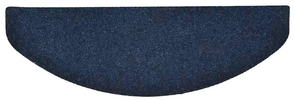 Tapetes de escada autoadesivos 5 pcs 65x21x4 cm azul-marinho