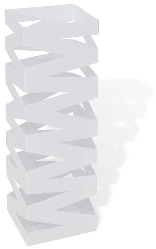 Suporte Guarda-chuvas Branco Aço 485 cm