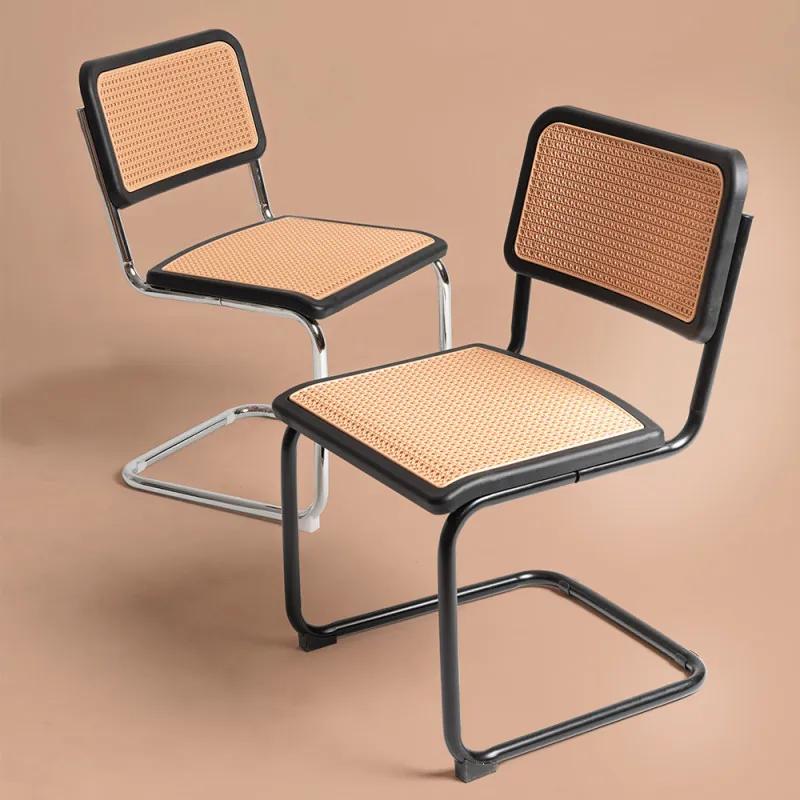 Cadeira Chrome Blony - Preto