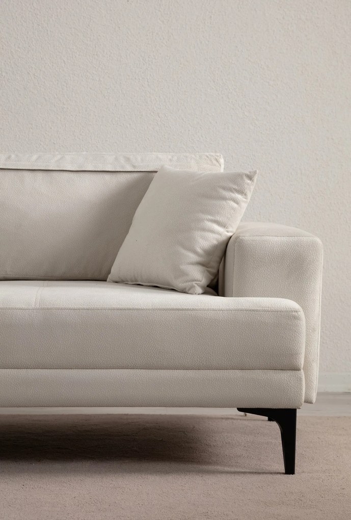 Sofá de 3 Lugares Astana – Ecru – 100x78x234 cm