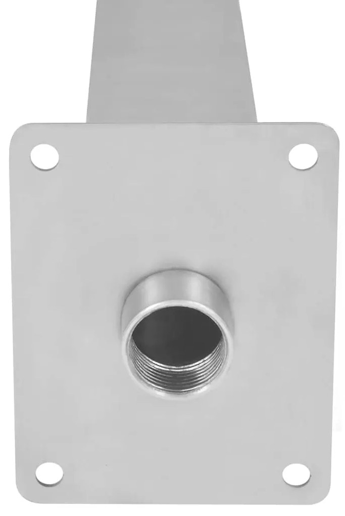 Fonte para piscina aço inoxidável 50x30x90 cm prateado