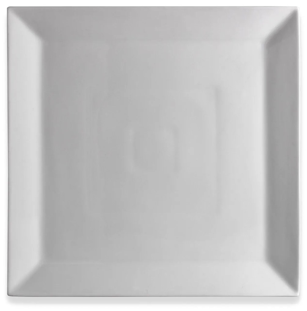 Prato Porcelana Ming Branco 35X35X3cm