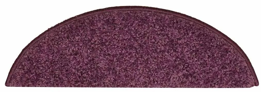 Tapetes de escada 30 pcs 56x17x3 cm roxo-escuro