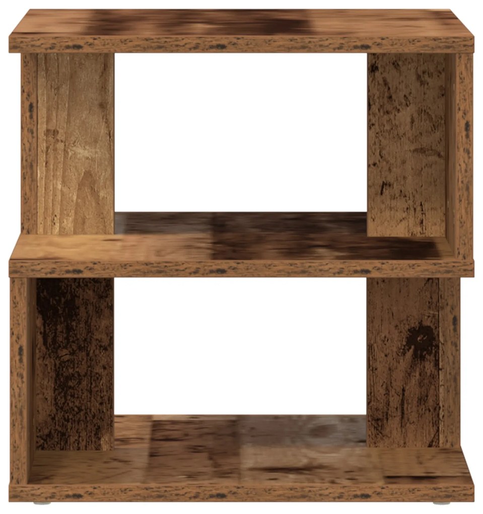 Mesa de Apoio vidaXL em Madeira Velha 40x40x40 cm em Madeira de Engenh