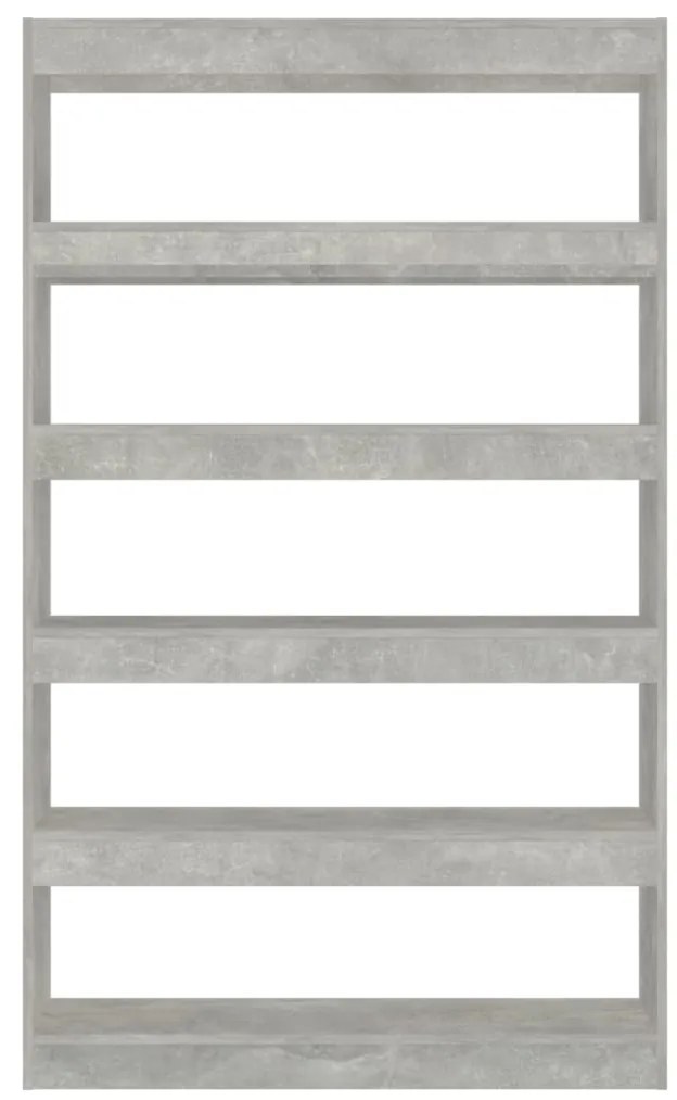 Estante/divisória 100x30x166 cm cor cinzento cimento