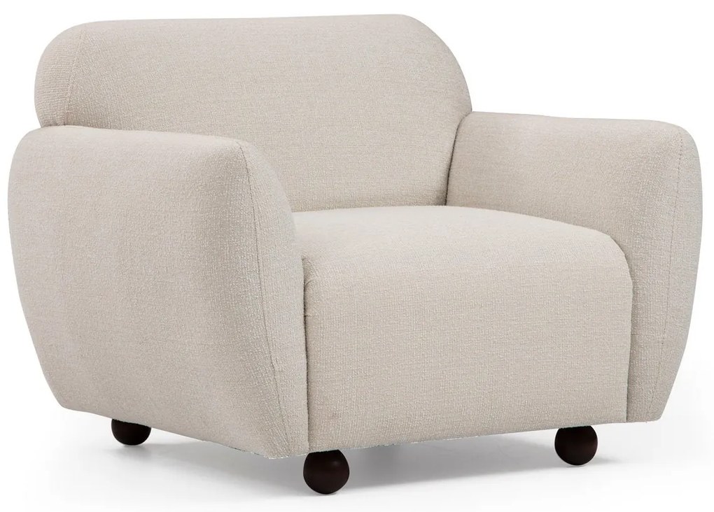Cadeirão Eddy – Creme – 90x86x86 cm
