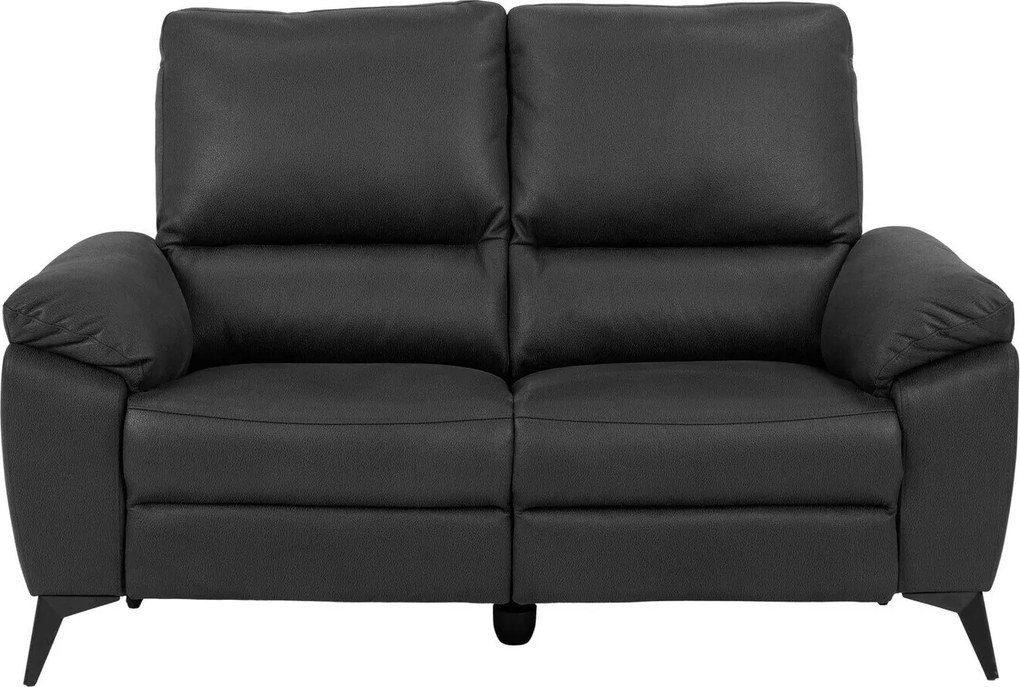 Sofá reclinável Norsica 360, Cinzento escuro, 160x96x102cm, 84 kg, Tecido, Pernas: Metal