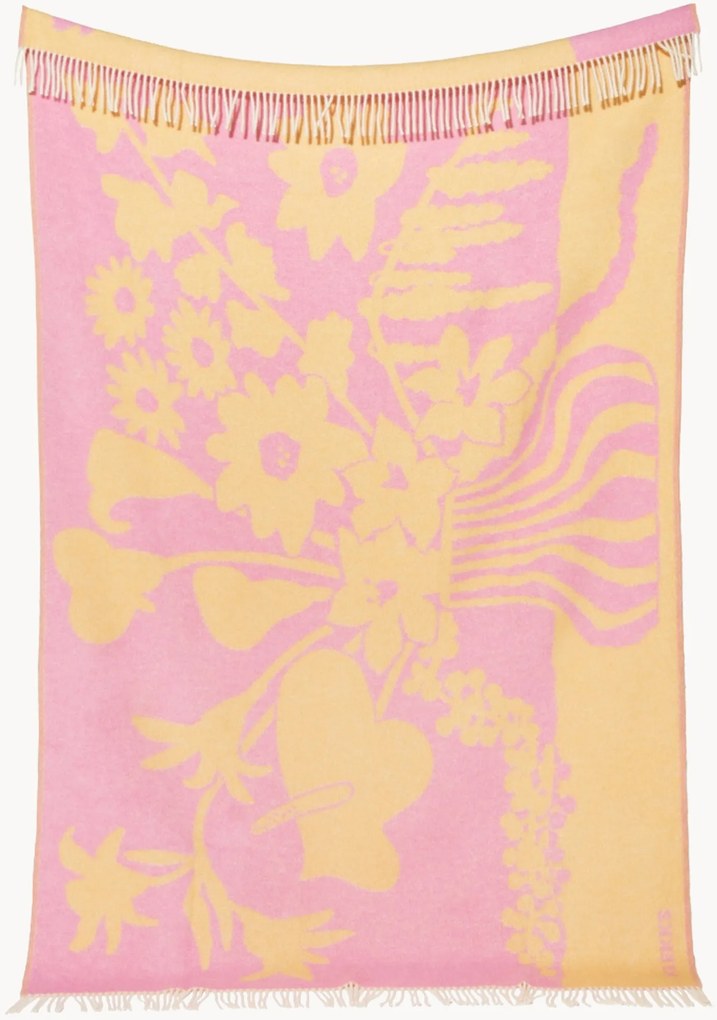 Manta de lã com franjas Klekks No. 10