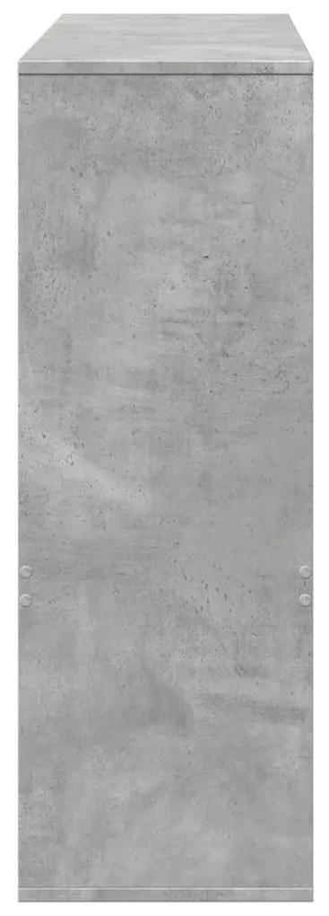 Divisória 100x33x94,5 cm derivados de madeira cinzento cimento