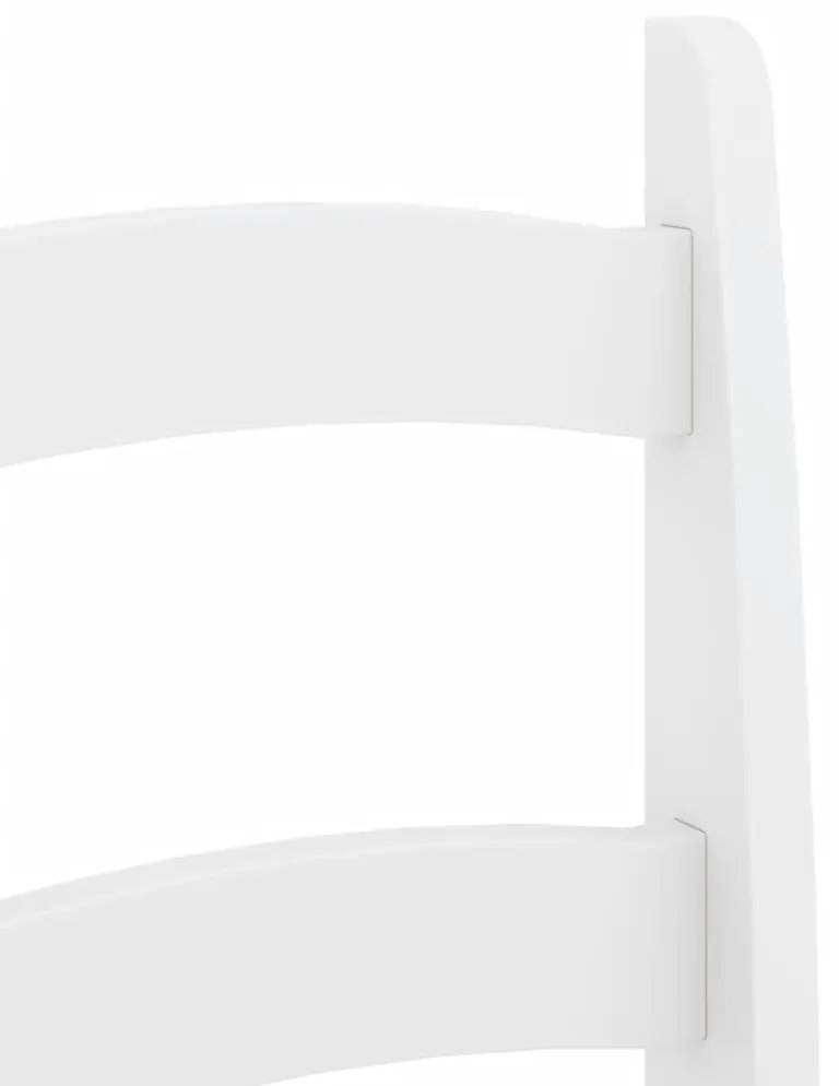 Cadeiras de jantar 2 pcs 40x46x99 cm pinho maciço branco
