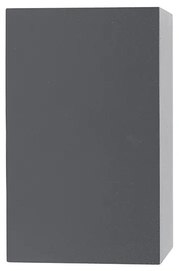 Candeeiro de parede moderno cinzento escuro 2 luzes IP44 - Baleno