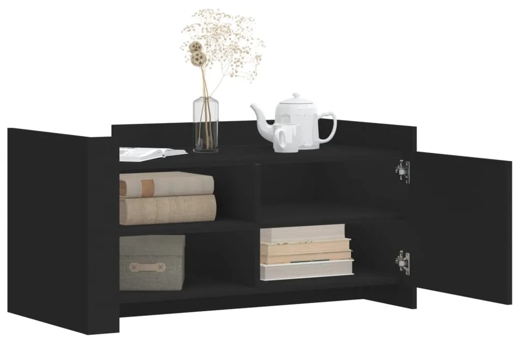 Mesa de centro 100x50x50 cm derivados de madeira preto