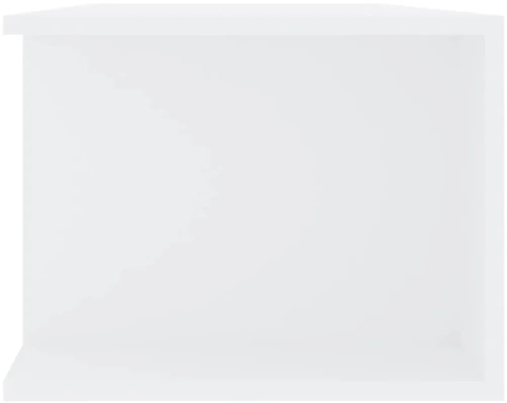 Móvel de TV com luzes LED 135x39x30 cm branco