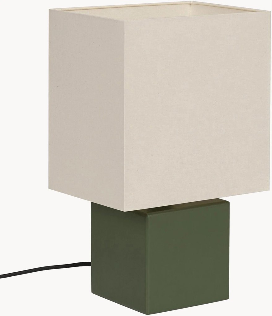 Candeeiro de mesa com base em madeira de faia Zam
