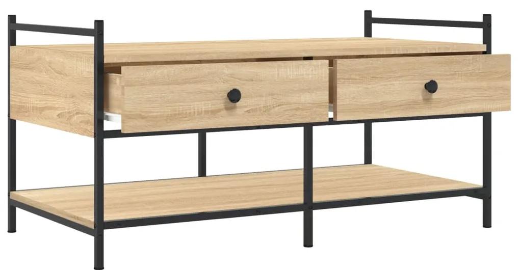 Mesa de centro 99x50x50 derivados de madeira carvalho sonoma