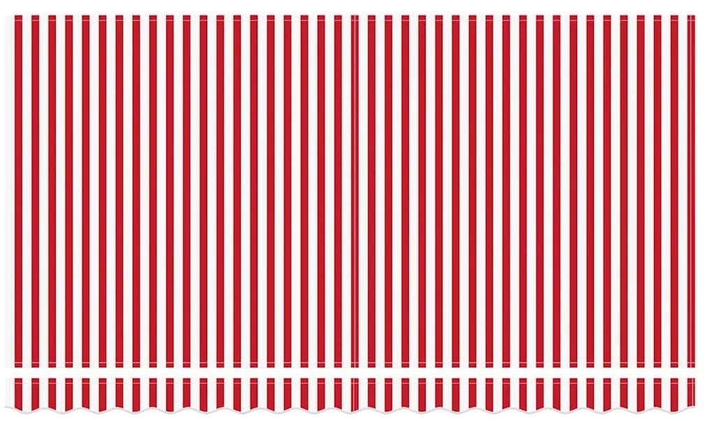 Tecido de Substituição para Toldo para Estrutura de 4x2 m Vermelho e B