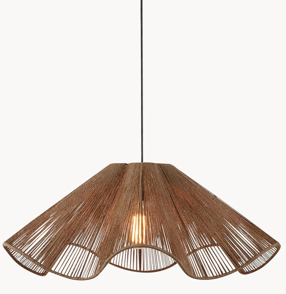 Candeeiro suspenso grande de juta Nami
