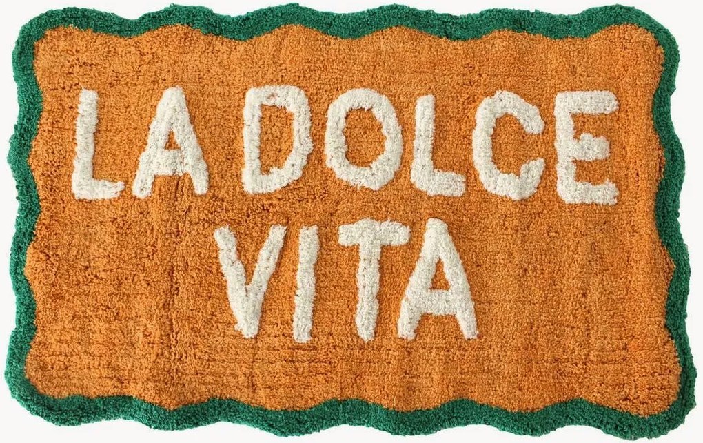 Tapete de banho de algodão La Dolce Vita