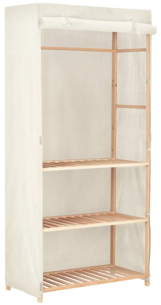 Roupeiro/guarda-roupa 3 prateleiras 79x40x170 cm