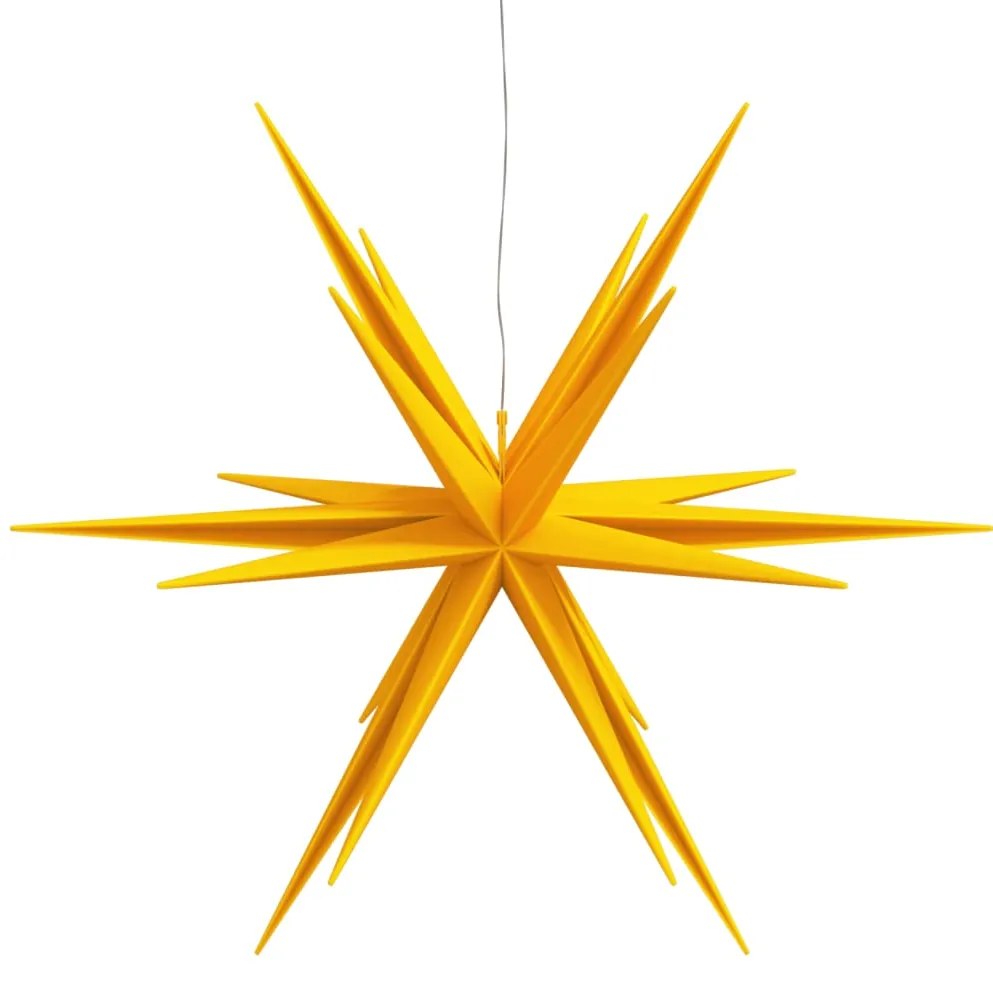 Luz de Natal com LED dobrável 100 cm amarelo