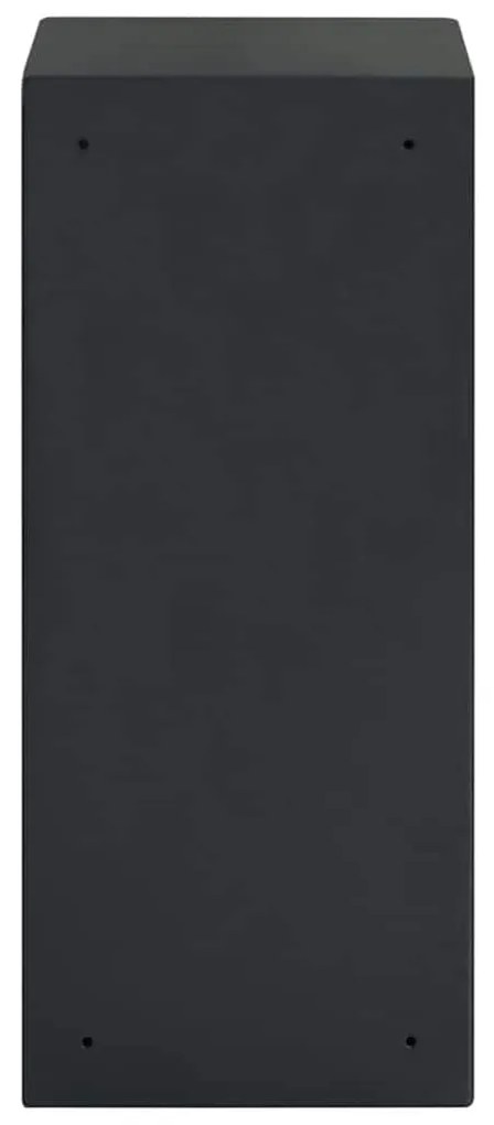 Cofre Electrónico Digital Cinza Escuro 35x31x80 cm Aço