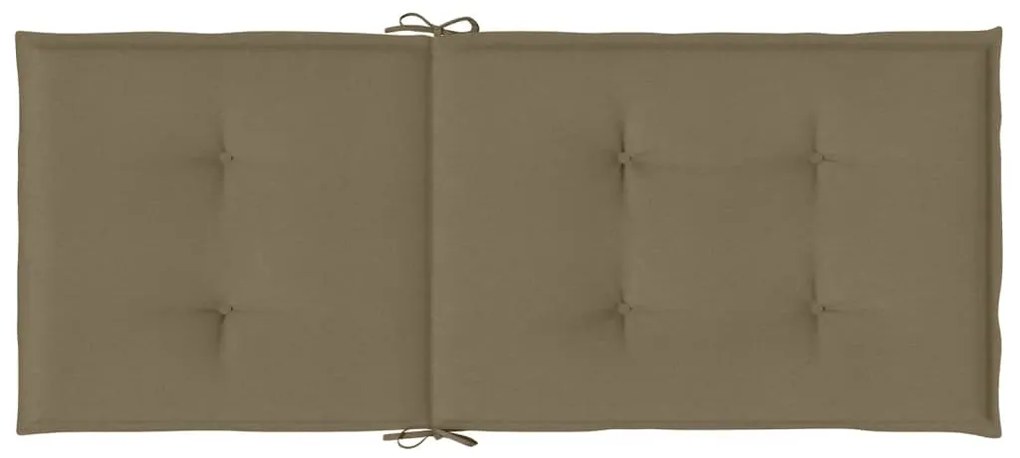 Almofadões p/ cadeiras altas 6 pcs 120x50x4 cm mesclado tecido