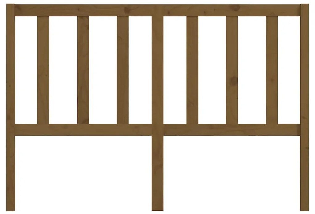 Cabeceira de cama 166x4x100 cm pinho maciço castanho mel
