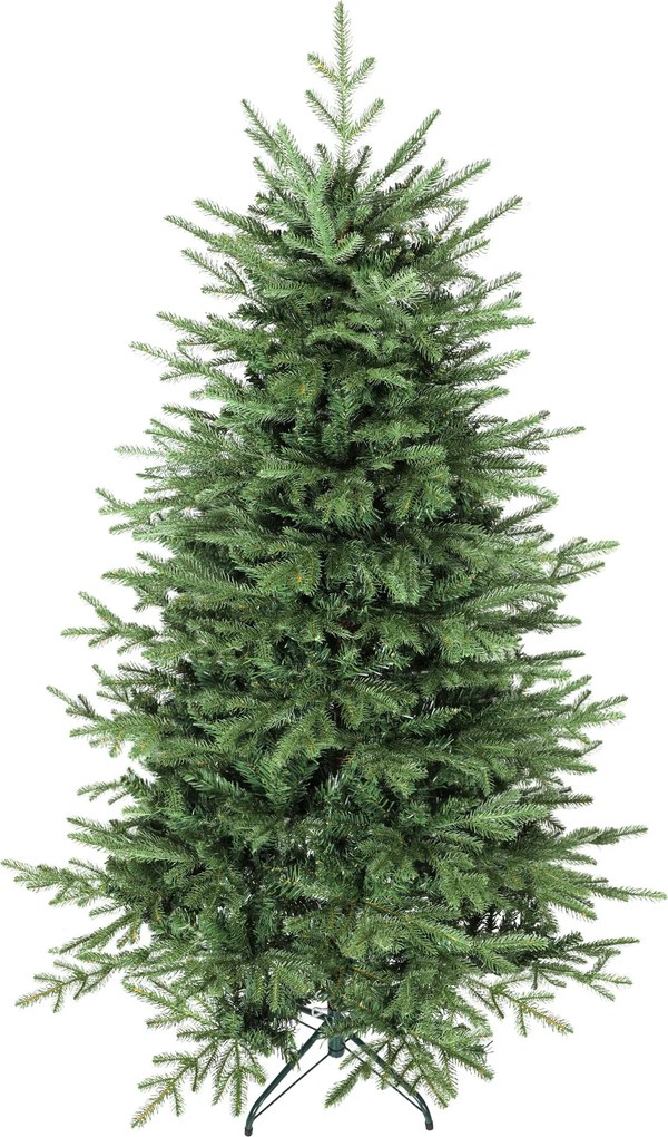 HOMCOM Árvore de Natal Artificial 180 cm com 1794 Ramos Densos Suporte Metálico Dobrável para Interior Verde | Aosom Portugal