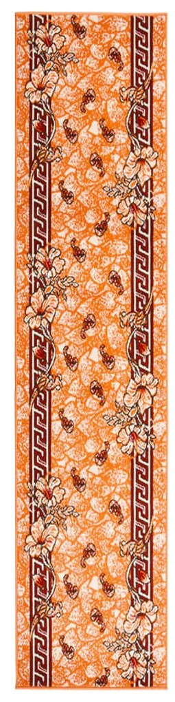 vidaXL Passadeira 80x400 cm polipropileno terracota