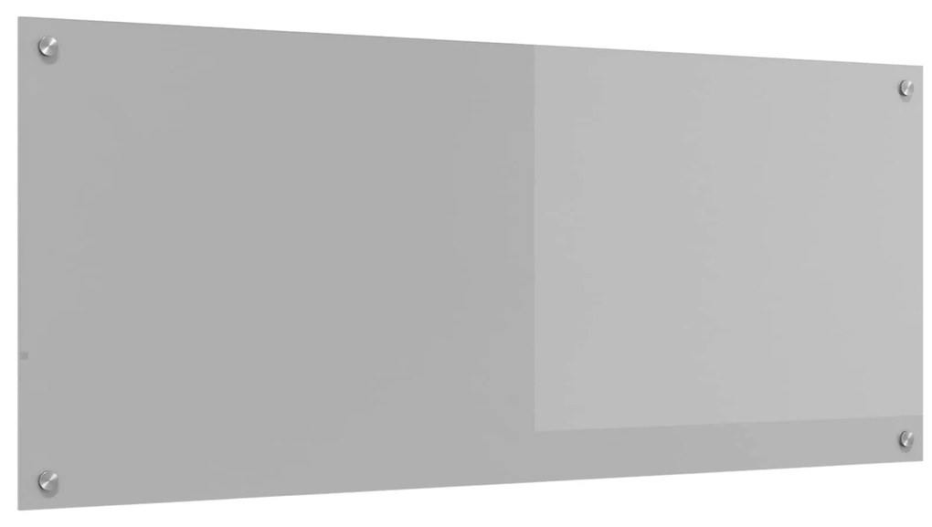 vidaXL Proteção de Cozinha Cinzento-claro 120 x 50 cm vidro temperado