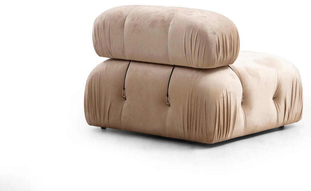 Sofá de 3 Lugares Bubble – Creme – 288 x 95 x 75 cm