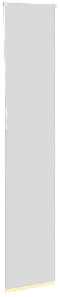 Persiana de enrolar 50x210 cm largura tecido 45,7 cm poliéster
