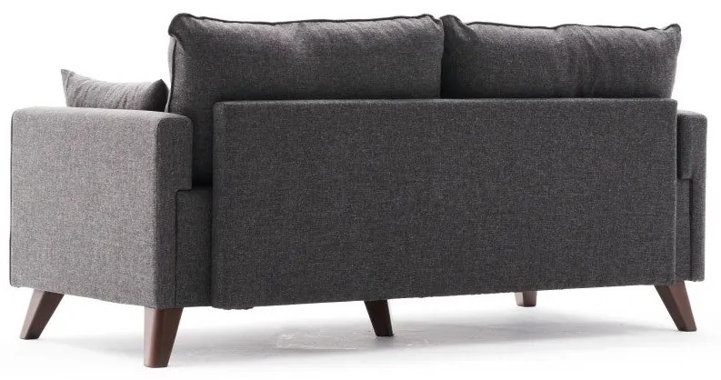 Sofá de 2 Lugares Bella – Antracite – 177 x 85 x 81 cm