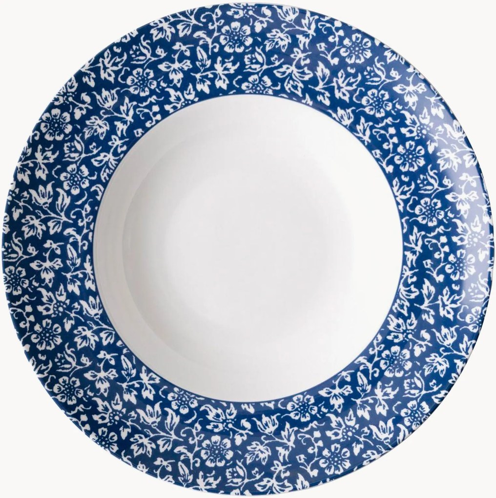 Pratos de massa em porcelana Sweet Alyssum, conjunto de 4