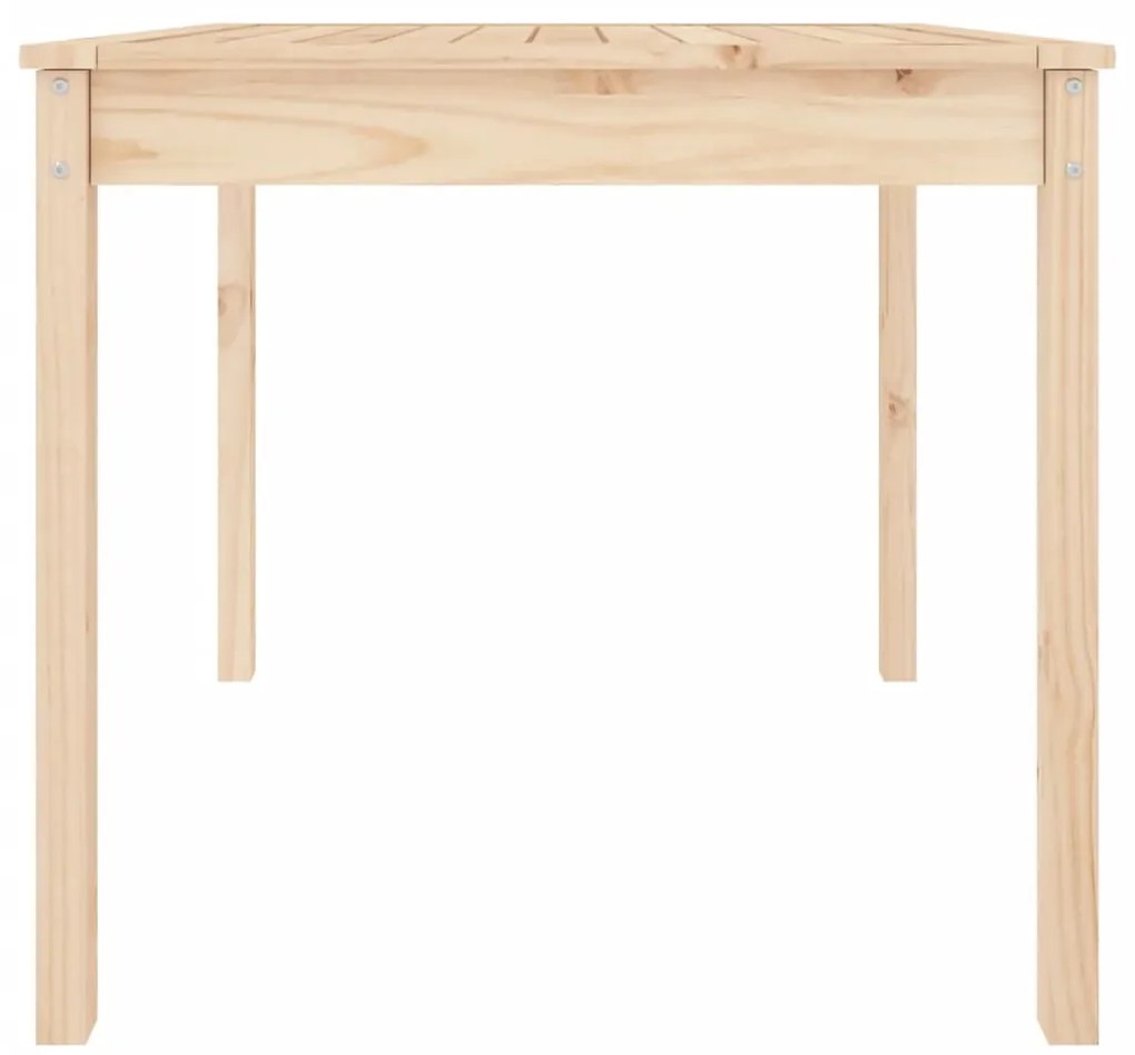 Mesa de jardim 82,5x82,5x76 cm madeira de pinho maciça