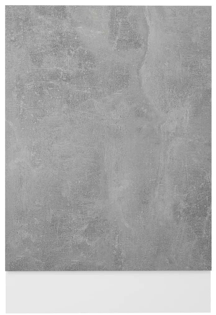 Painel máquina lavar louça 45x3x67cm derivados madeira cinzento