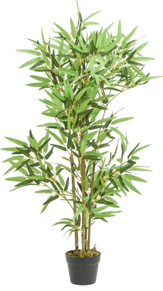 Árvore de bambu artificial 552 folhas 120 cm verde