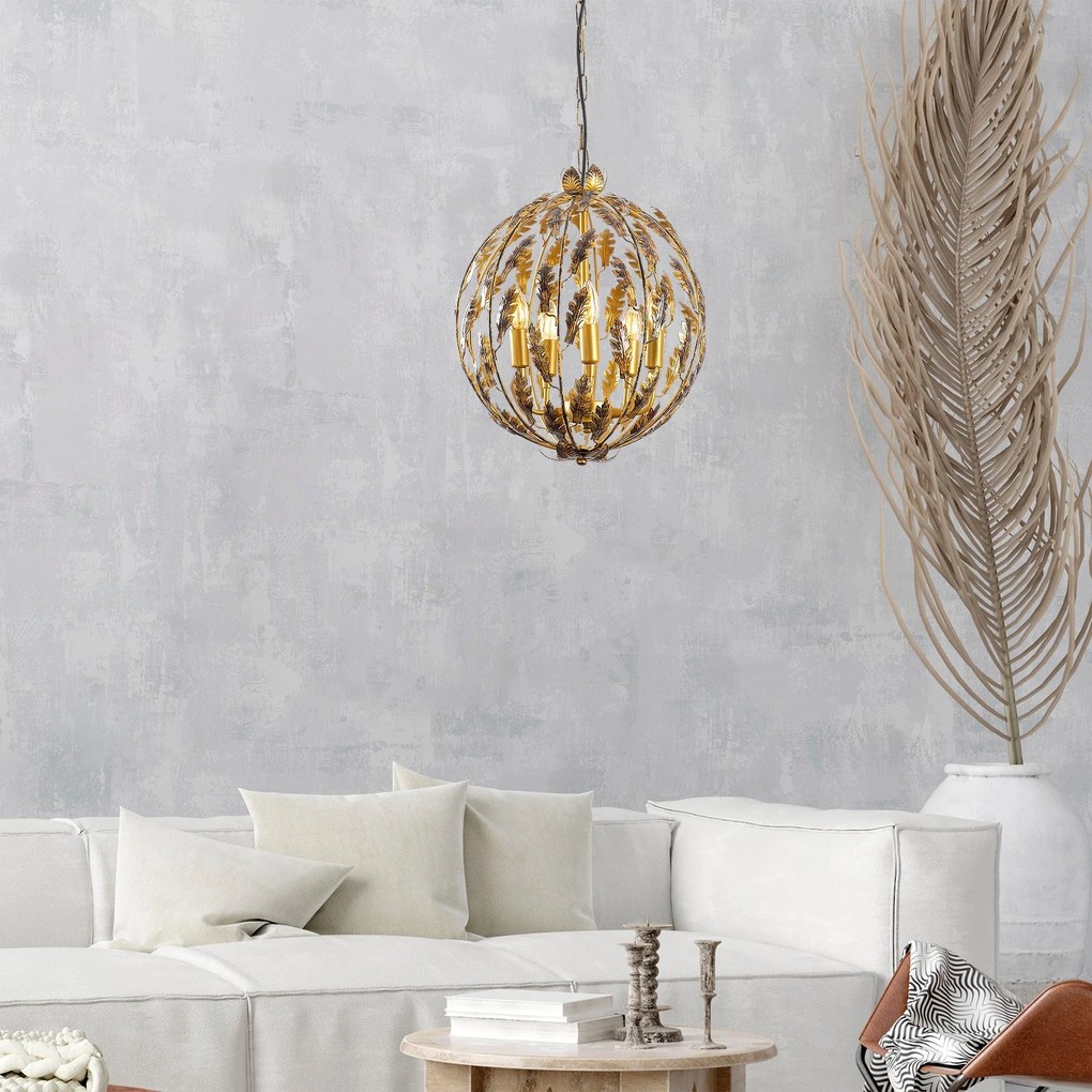 Chandelier Endustriyel – Multicolor – 41 x 41 x 64 cm
