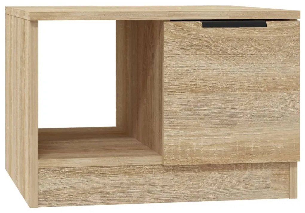 Mesa de centro 50x50x36 madeira processada carvalho sonoma