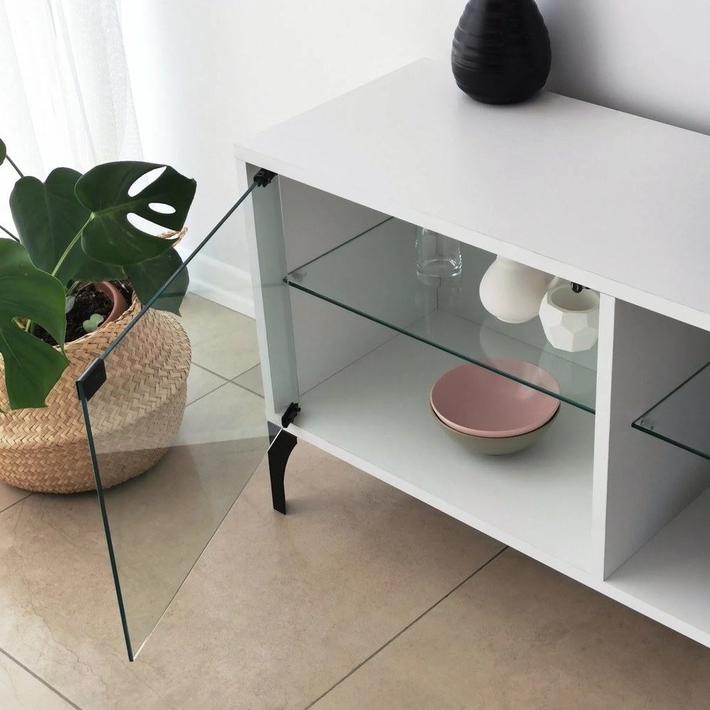 Móvel TV Tokyo – Branco – 160 cm x 55 cm x 35 cm