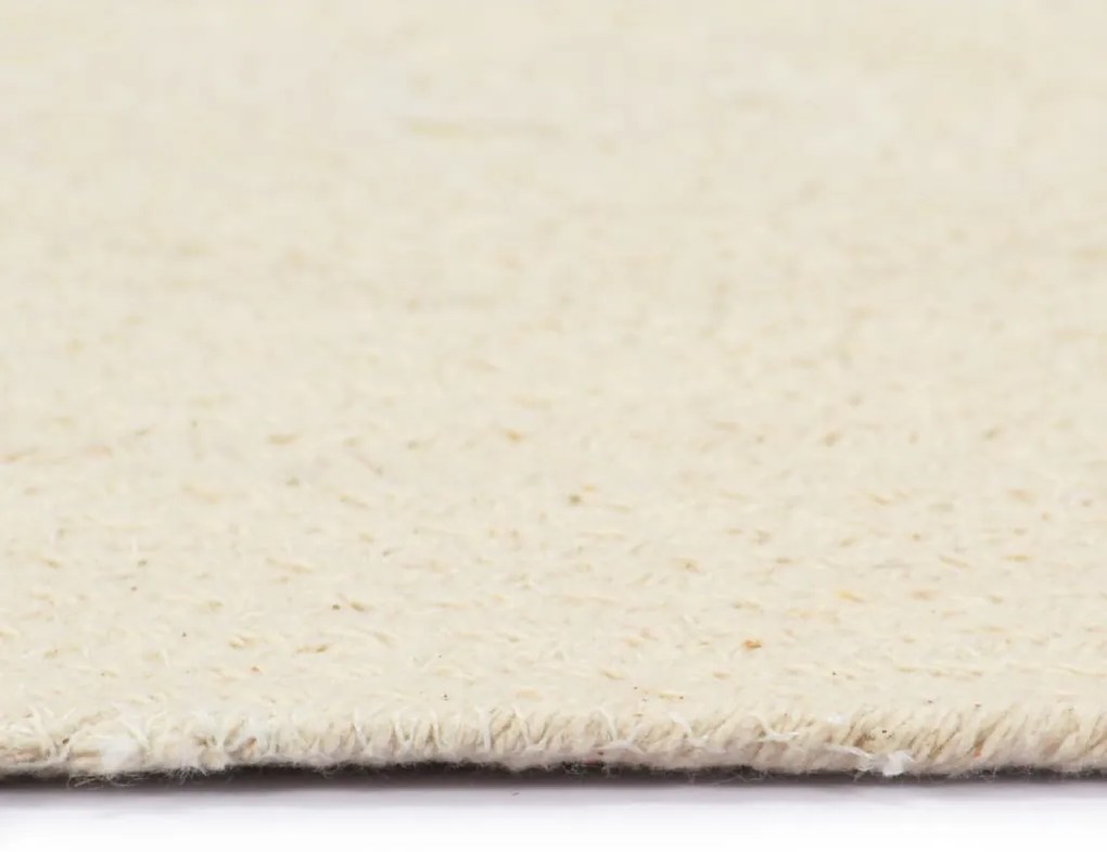 Individuais de mesa 4 pcs em algodão liso 38 cm redondo natural