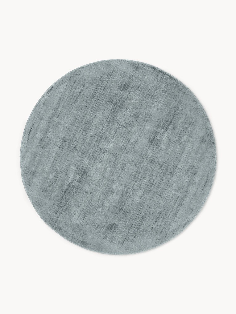 Tapete redondo em viscose artesanal Jane