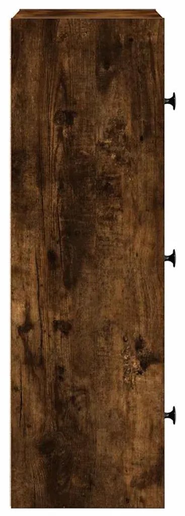 Estante 40x24x77 cm derivados de madeira carvalho fumado