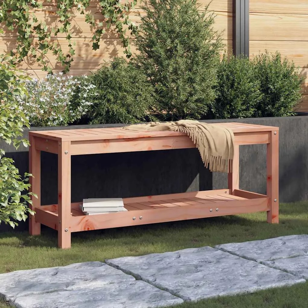 vidaXL Banco de jardim 108x35x45 cm madeira de douglas maciça
