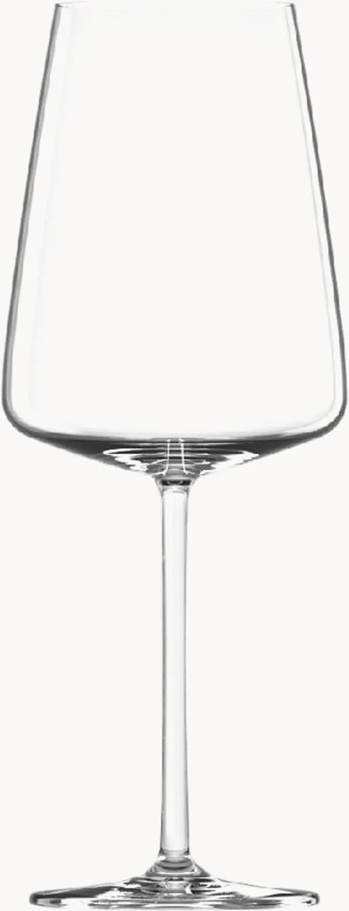 Copos de vinho tinto em cristal Muse, conjunto de 6