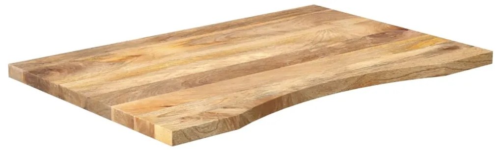 Tampo de mesa com curva 80x60x2,5 cm mangueira áspera maciça